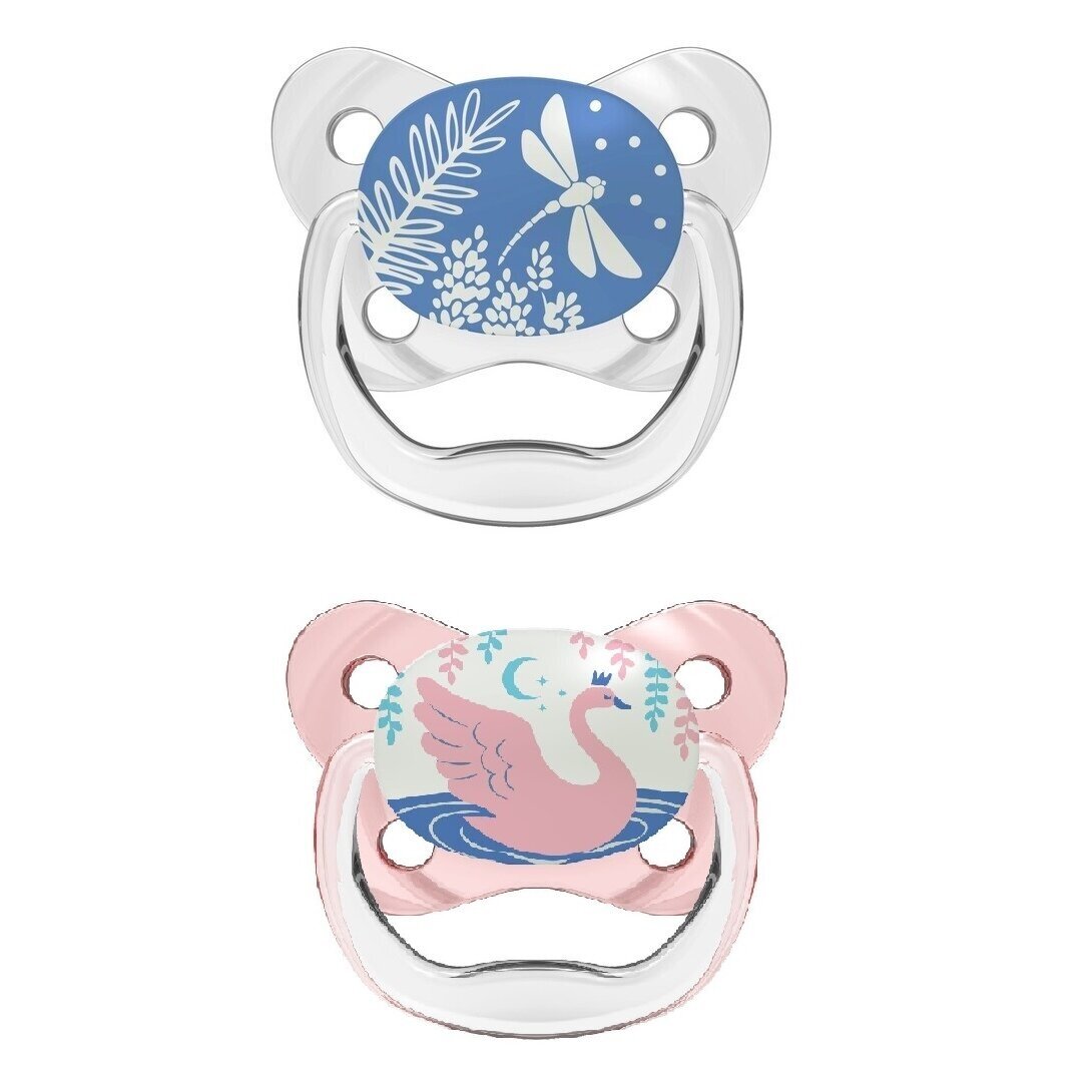 Dr. Brown's čiulptukai PREVENT 0-6 mėn, 2 vnt Pink/Blue Dr. Brown's čiulptukai PREVENT 0-6 mėn, 2 vnt Pink/Blue
