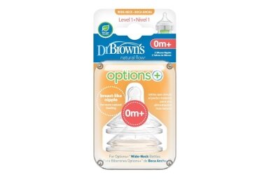 Dr Brown's Silikone Teat 0m+, 2 pcs Dr Brown's Silikone Teat 0m+, 2 pcs