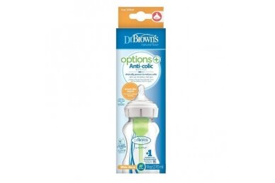 Dr Brown’s Wide Neck Feeding Bottle OPTIONS+ 270 ml 1 Dr Brown’s Wide Neck Feeding Bottle OPTIONS+ 270 ml 1