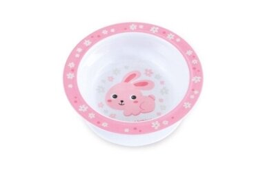 Melamine bowl with a suction cup Canpol  RABBIT