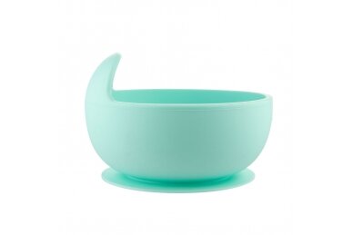 Babies Silicone Suction Bowl Canpol 51/400, Turquise 2 Babies Silicone Suction Bowl Canpol 51/400, Turquise 2