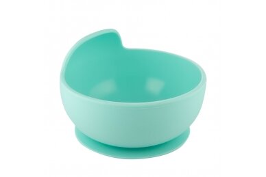 Babies Silicone Suction Bowl Canpol 51/400, Turquise Babies Silicone Suction Bowl Canpol 51/400, Turquise