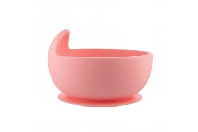 Babies Silicone Suction Bowl Canpol 51/400, Pink 1 Babies Silicone Suction Bowl Canpol 51/400, Pink 1
