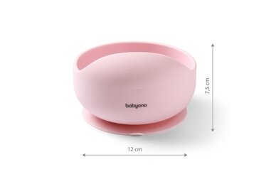 Babies Silicone Suction Bowl BabyOno 1481/02 4 Babies Silicone Suction Bowl BabyOno 1481/02 4