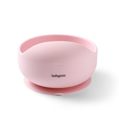 ⭐Dubenėlis silikoninis su siurbtuku BabyOno 1481/02 1 ⭐Dubenėlis silikoninis su siurbtuku BabyOno 1481/02 1