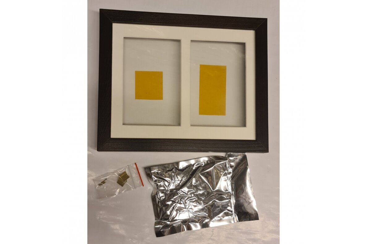 Photo frame with baby imprint MEMORIES FACTORY, Brown 2 Photo frame with baby imprint MEMORIES FACTORY, Brown 2