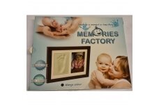 Photo frame with baby imprint MEMORIES FACTORY, Brown