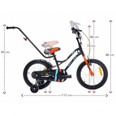 Велосипед TIGER Bike 16'' Black/Orange 3
