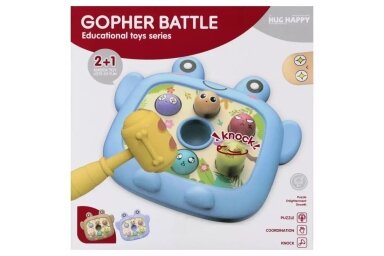 Educational toy with hammer GOPHER BATTLE Purple Educational toy with hammer GOPHER BATTLE Purple