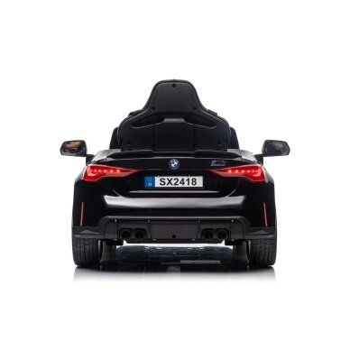 Детский лицензированный электромобиль BMW M4, SX2418 - 12V Black 4 Детский лицензированный электромобиль BMW M4, SX2418 - 12V Black 4