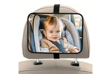 Child control mirror in car