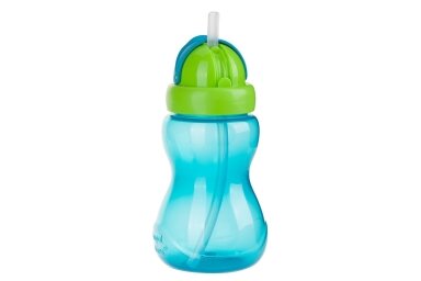 Sport Cup with Filp-top Silicon Straw Canpol 56/109 Blue Sport Cup with Filp-top Silicon Straw Canpol 56/109 Blue