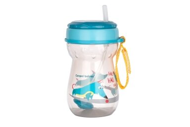 Innovative Cup with Flip-top Weighted Straw Canpol DOG 56/518 Innovative Cup with Flip-top Weighted Straw Canpol DOG 56/518