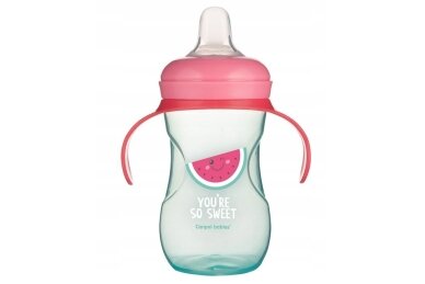 Training Cup Silicon Spout  Canpol SO COOL 57/304 Pink
