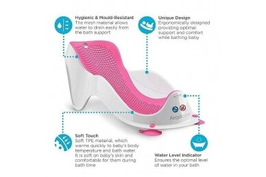 Bath Support Fit Angelcare Pink 5 Bath Support Fit Angelcare Pink 5