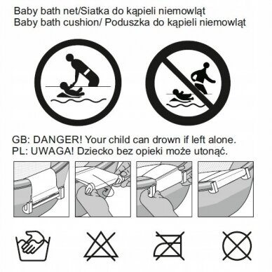 Подставка-подушка для детской ванночки BATH&CARE 3