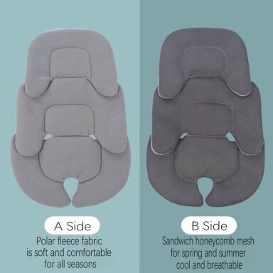 Įdėklas universalus autokėdutęi, vežimėliui Grey