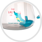 Inovatyvus puodelis su sulankstomu šiaudeliu Canpol  56/517 Turquoise 4