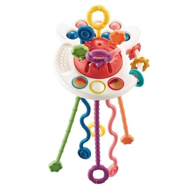 Interaktyvus sensorinis žaislas - kramtukas BamBam OCTOPUS