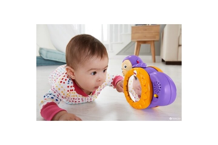 Interactive Toy Fisher Price 1-2-3 CRAWL ALONG MONKEY 4