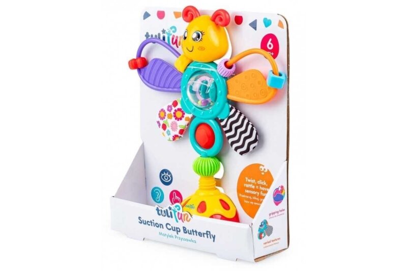 Interactive sensory toy with Suction Cup Tulifun BUTTERFLY 2
