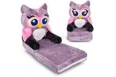 Folding child armchair OWL Pink