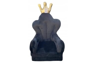 Folding child armchair THRONE Black Folding child armchair THRONE Black