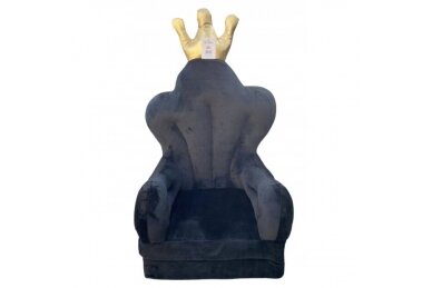 Folding child armchair THRONE Black Folding child armchair THRONE Black