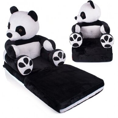 Ištiesiamas vaikiškas fotelis PANDA Ištiesiamas vaikiškas fotelis PANDA
