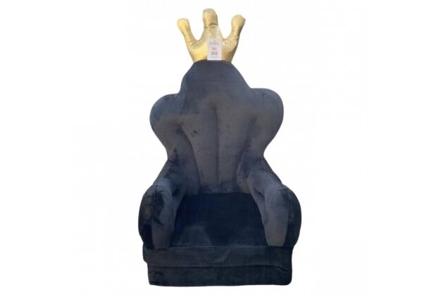 Folding child armchair THRONE Black Folding child armchair THRONE Black