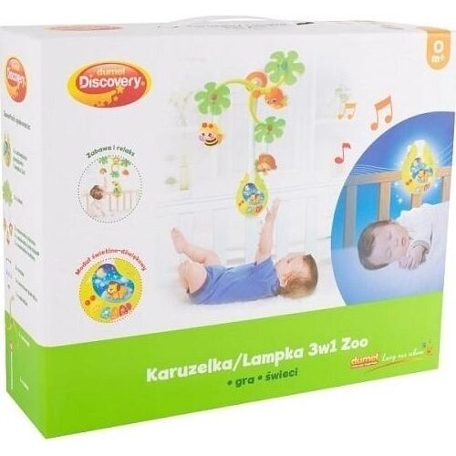 Kарусель музыкальная со подсвекой 3in1 Discovery ZOO 5
