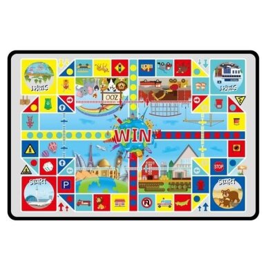 Kilimėlis Lenktynių trasa  + automobiliai Pro Kids JZD-073 1