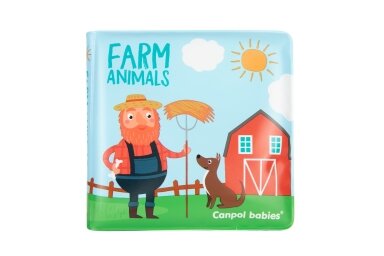 Canpol babies Soft Book With Squeaker FARM ANIMALS 2/083 Canpol babies Soft Book With Squeaker FARM ANIMALS 2/083