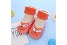 Socks with rubber soles Orange Fox