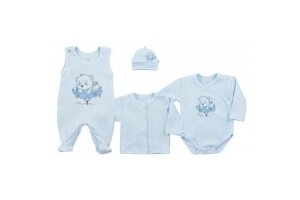 Baby Layette Set Newborn Baby Clothes Koala SLEEPING BEAR 4 parts, 68 Baby Layette Set Newborn Baby Clothes Koala SLEEPING BEAR 4 parts, 68