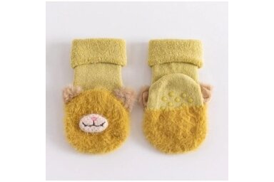 Socks with rubber soles Yellow