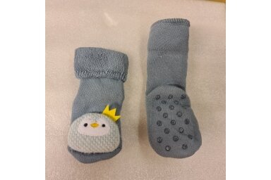 Socks with rubber soles Blue