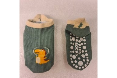 Socks with rubber soles Green