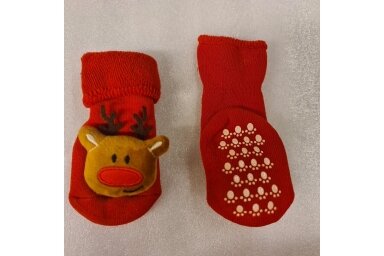 Socks with rubber soles Red Вeer