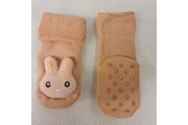 Socks with rubber soles Pink
