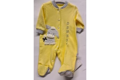 Baby Rompers DONKEY Yellow Baby Rompers DONKEY Yellow