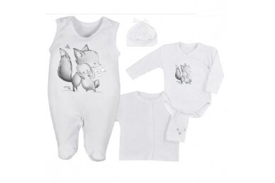 Baby Layette Set  Newborn Baby Clothes Koala FOXY ECRI  4 parts,62