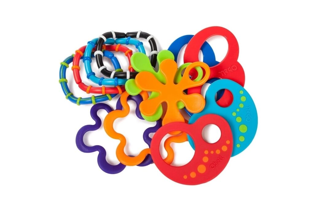 Teether set Oball 12 LINKY LOOPS™ Teether set Oball 12 LINKY LOOPS™