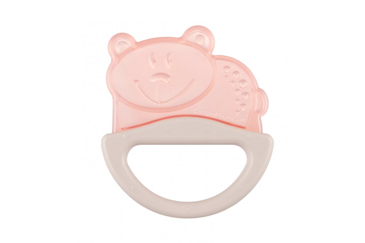 Rattle with Soft Bite Teether Canpol 13/107 Pink Rattle with Soft Bite Teether Canpol 13/107 Pink