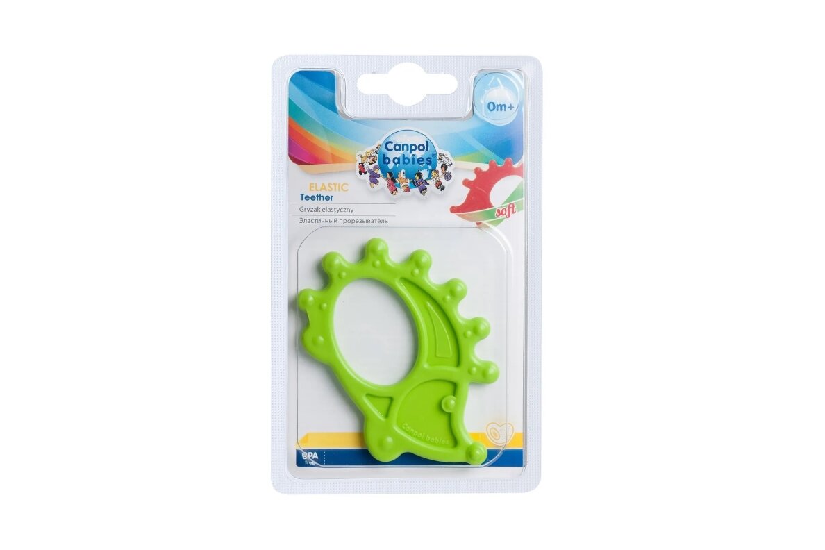 Elastic Teether Extra Light Canpol 13/119 Green 1 Elastic Teether Extra Light Canpol 13/119 Green 1