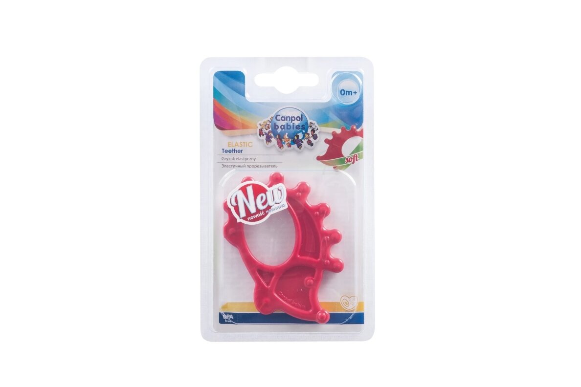 Elastic Teether Extra Light Canpol 13/119 Red 1
