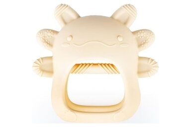 Silicone Teether GiliGums AXOLOTL Ecru