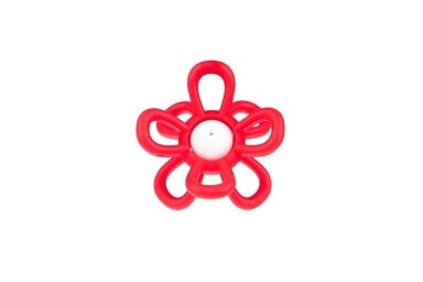 Teether Silicone GiliGums FLOWER Red