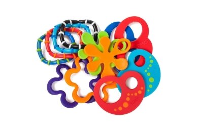 Teether set Oball 12 LINKY LOOPS™ Teether set Oball 12 LINKY LOOPS™
