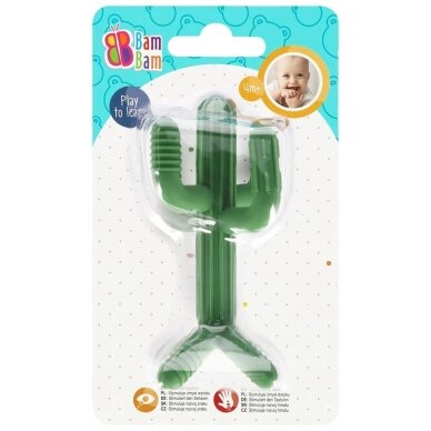Kramtukas silikoninis 3D BamBam CACTUS 2